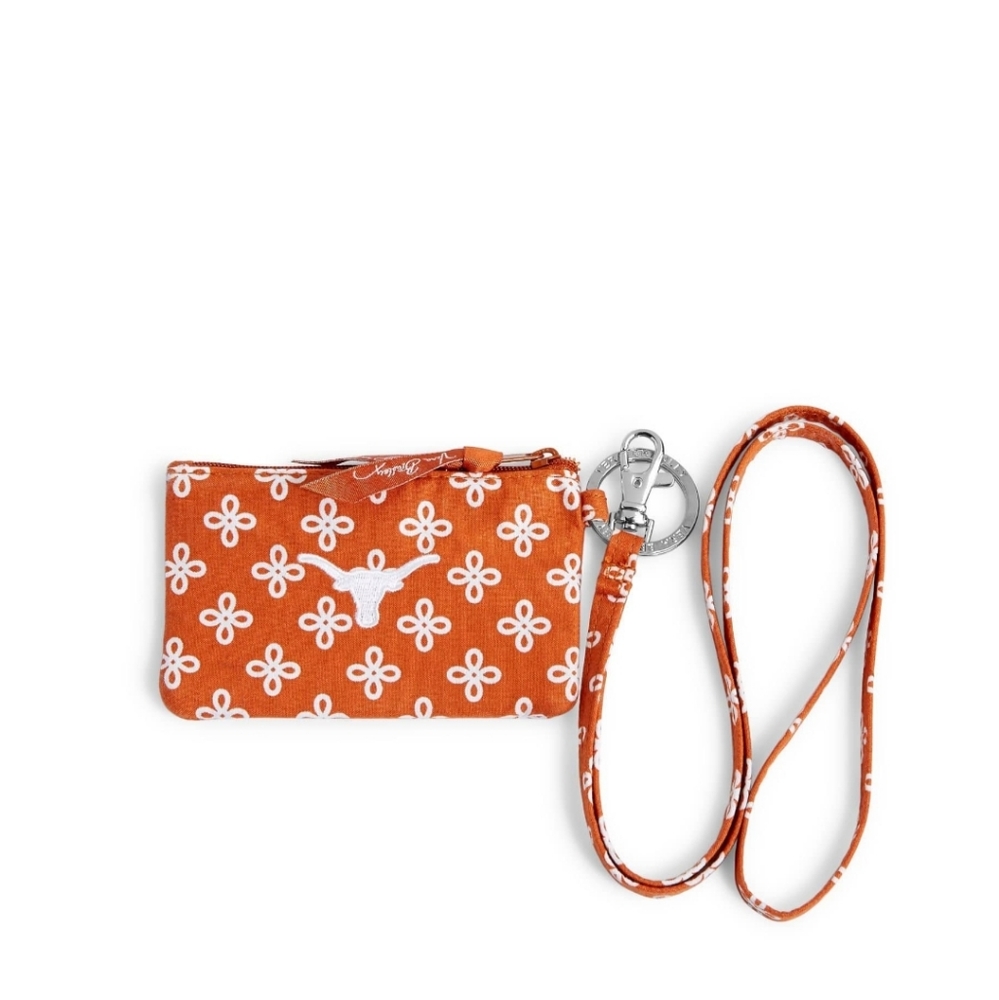 Vera Bradley zip id, lanyard University of Tx